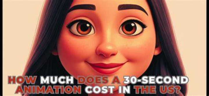 How much does a 30 second animation cost?