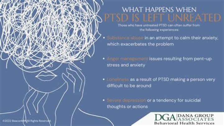 What can untreated PTSD lead to?