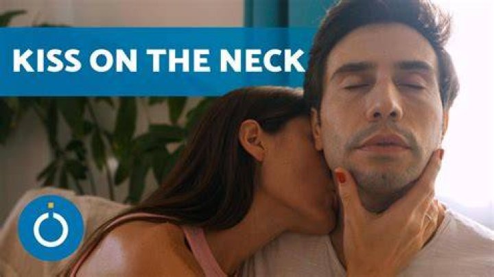 What does it mean when a man grabs your neck while kissing?