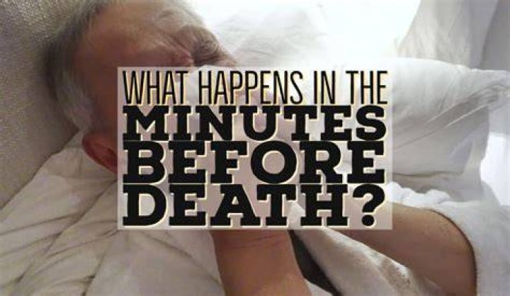What happens a month before death?