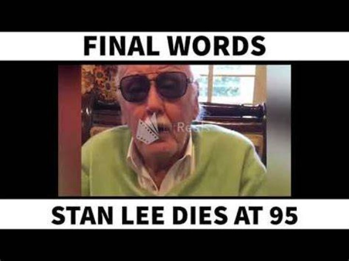 What is Stan Lee's last words?